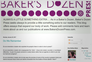 Baker's Dozen Press blog