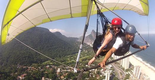 hang gliding tandem flight in rio de janeiro