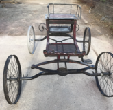 Viceroy with one wheel sandblasted, prior to 2017 Royal Adelaide Show