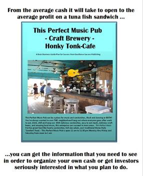 Music Club, Open a Music Club, Craft Brew Pub, Business plan