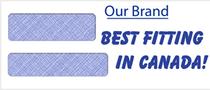 Canada's Best fitting security lined double window cheque envelope!