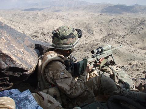Gurkha sniper in Afghanistan