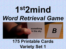 1st2mind Word Retrieval/Word Finding Game