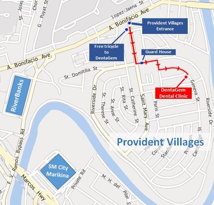 Provident village marikina map