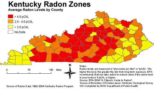 Radon Testing Lexington Kentucky
