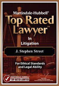 J Stephen Street Top Rated in Litigation