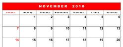 Suburbian Village Calendar
