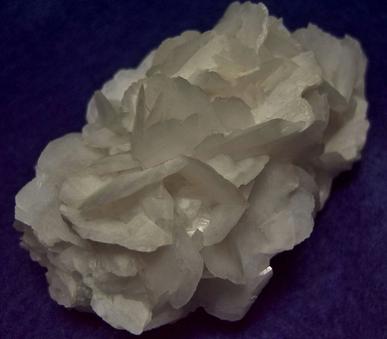 Fluoresces lw sw uv Calcite, quartz, Charcas, Mun. de Charcas, San Luis Potosi, Mexico, ex Parker Minerals, ex Edward A. Geisler