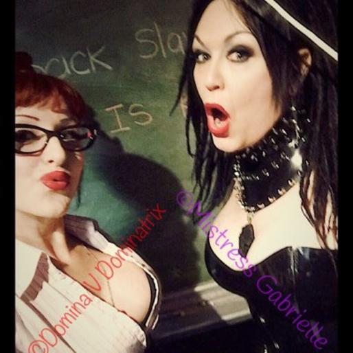 Mistress Gabrielle & Domina V in School Room @ The Fetish Palace
