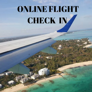 Online flight check in