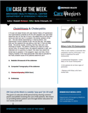 Cholelithiasis, cholecystitis, Elizabeth Mortazavi