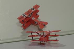 paper aricraft flyable 3d template of WWI