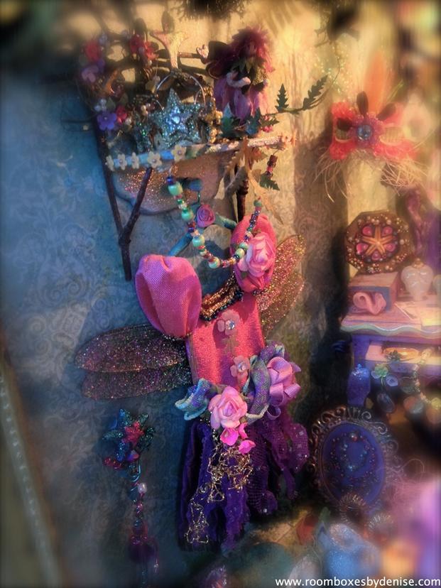 Christmas Fairy Ornament Easter Bunny Fairy Doll Pink Flower Fairy Doll Miniature Fairy Ornament Handmade Flower Fairy Doll