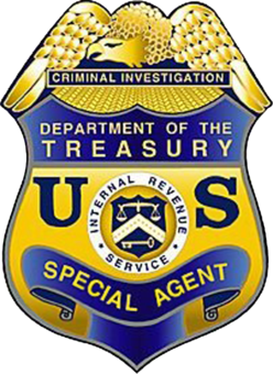 Maryland Tax Attorney Charles Dillon - IRS Criminal Investigations - Special Agent Badge