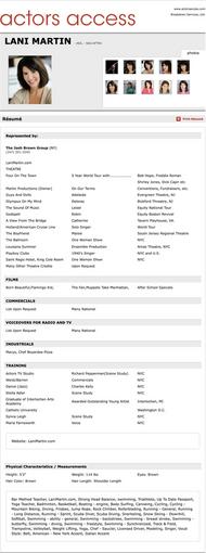 Click for printable resume