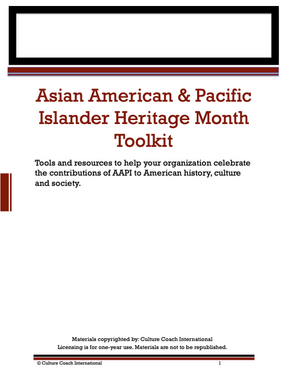 Asian American/Pacific Islander Toolkit Title Page