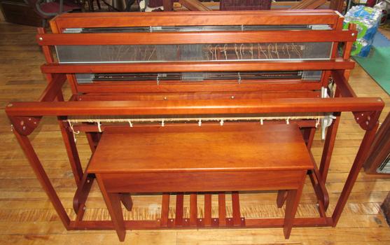 Like New, 50" 4 Shaft 6 Treadle Norwood Loom w/Bench