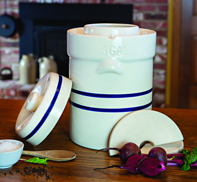 Ohio Stoneware Numbered Pickling and Fermenting Crock 3 Gallon