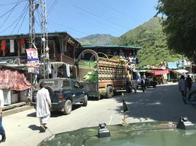 Village in Azad Kashmir on the way to Chakothi border crossing point