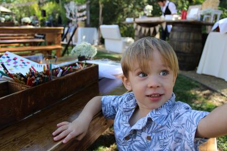Rustic Parties Kids Farm Table and Bench rentals Orange County Southern California