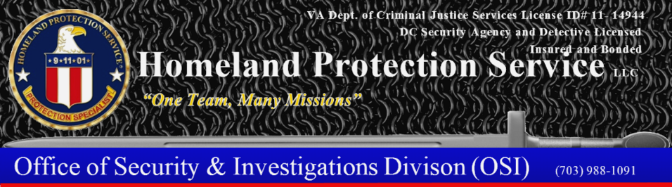 Email Homeland Protection Service or Call (703)988-1091