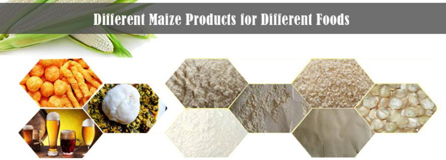 What kind of maize product our machine can produce?
