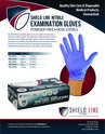 Shield Line Powder Free Medical Examination Nitrile Gloves