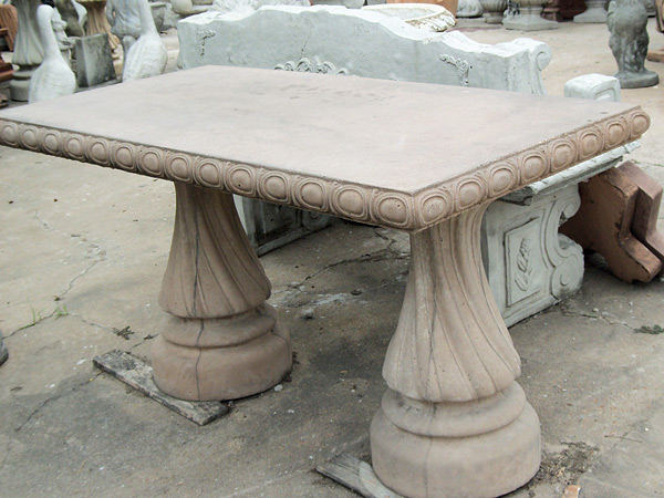 Concrete garden table online and benches