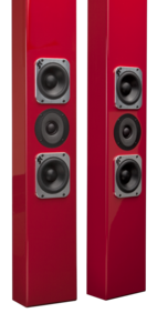 Totem on wall speakers, subwoofers