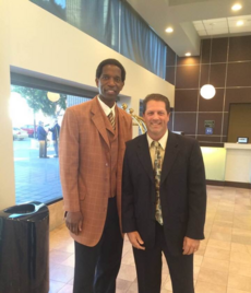 Laker A.C. Green at Prayer Breakfast