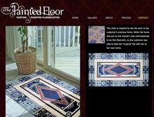 Hand painted floor cloths
