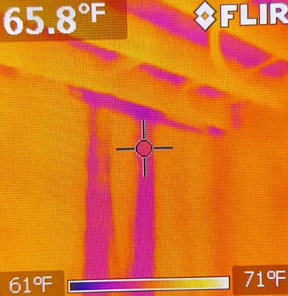 Los Angeles Water Intrusion Infrared Thermography Scan, Water Intrusion, Moisture Inspection, Water Intrusion Expert