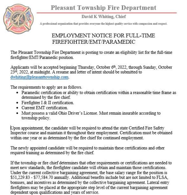 Pleasant Township in Grove City, Oh