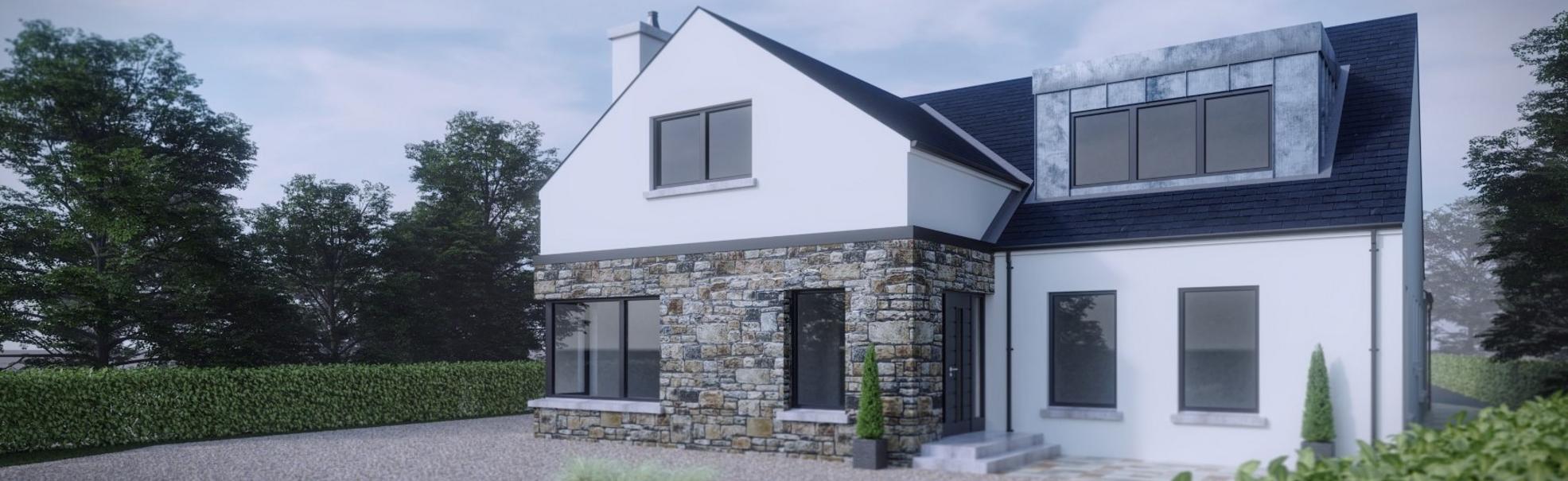 3D Visualisation of Contemporary New Dwelling, Ballymena