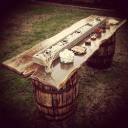 Rustic Parties S'more Troughs and Barrel Bars, Southern California Orange County Wedding and Parties