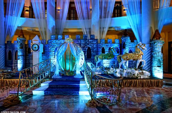 Stage quinceanera party miami quince parties cinderella quinces photography video dresses Miami
