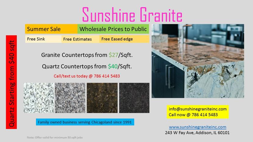 Sunshine Granite Granite Countertops Quartz Countertops