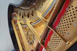 The inside of Steinway piano being rebuilt by Classic woods and Lafayette ezra at 88 Keys USA