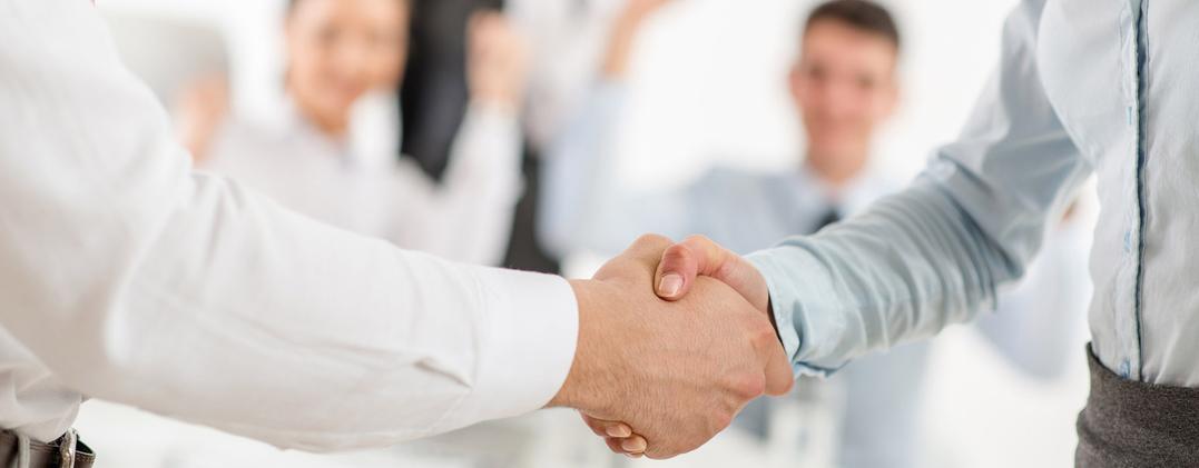 Hand shake image