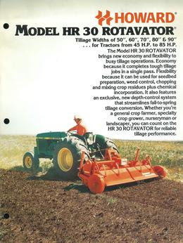 Howard Rotavator Model HR30 Rotavator