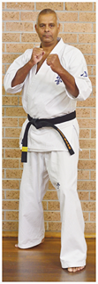 Kyokushinkai Sensei Keith Young Yondan (4th Dan Black belt) head instructor Gymea Dojo