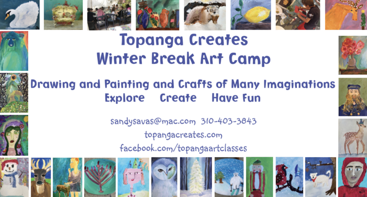 Winter Break Teen Art Camp: Intro to Mixed Media Art - Nevada