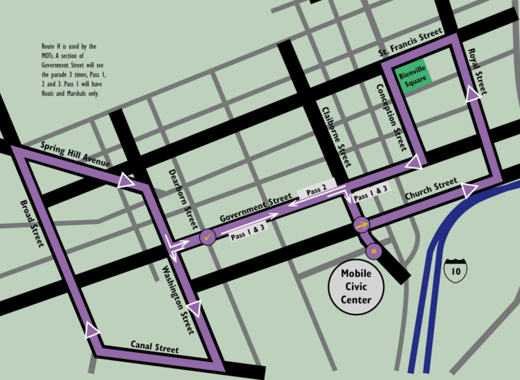 Parade Routes