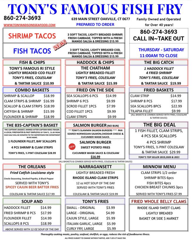 fish fry, fried seafood, fish and chips, scallops, lobster