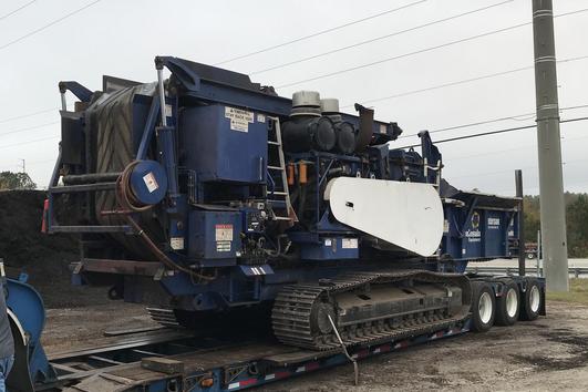 For large tracts, we transport of Grinder to the job site.