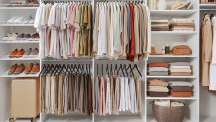custom closet white melamine