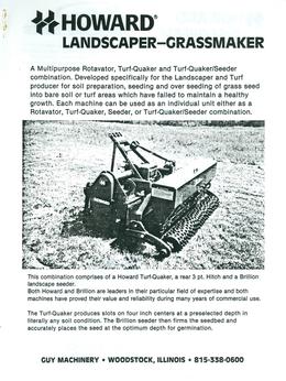 Howard Landscaper-Grassmaker Brochure