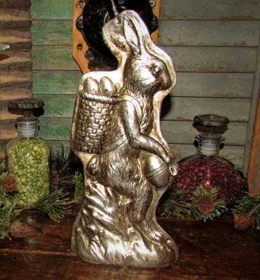 Primitive Antique Tin Style Owl Silver Resin Chocolate Mold Rustic Halloween 
