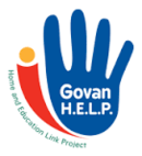 "Govan H.E.L.P." logo