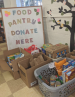 collection for Franklin Food Pantry